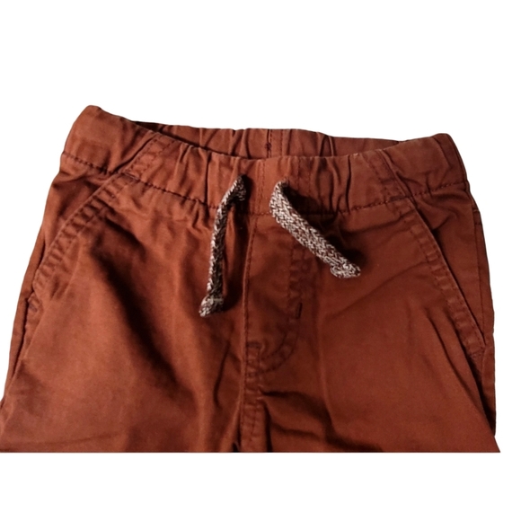 Cat & Jack Baby Boy Burnt Orange Skinny Fit Joggers size 12 months - Picture 3 of 9